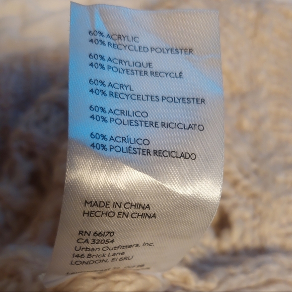 Urban Outfitters Cream Knit Sweater Vest - Picture 4 of 4